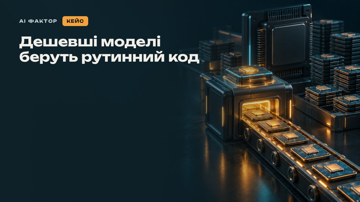 Дешевші моделі беруть рутинний код
