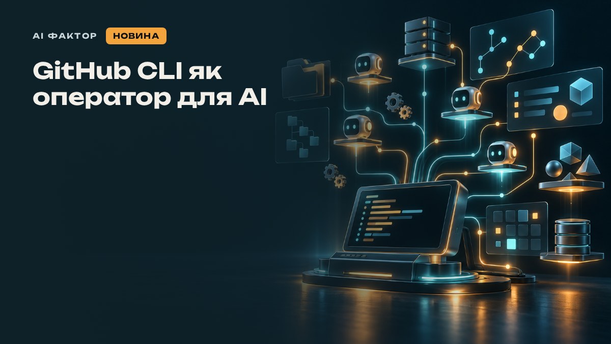 GitHub CLI як оператор для AI
