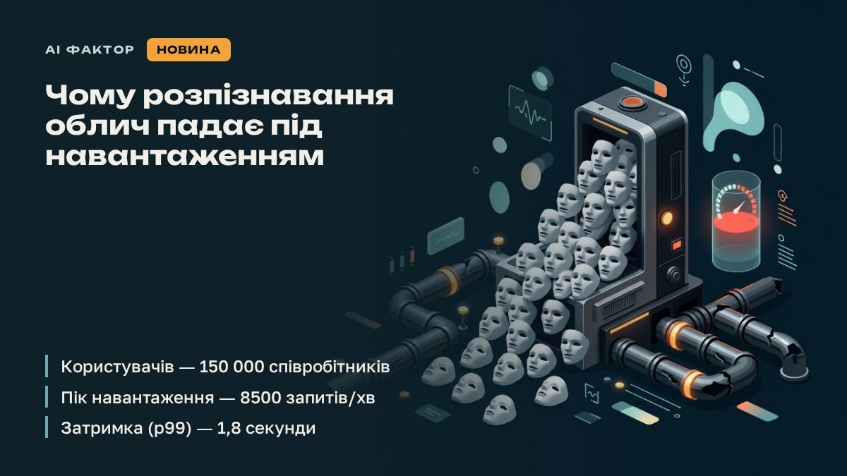 Чому розпізнавання облич падає під навантаженням