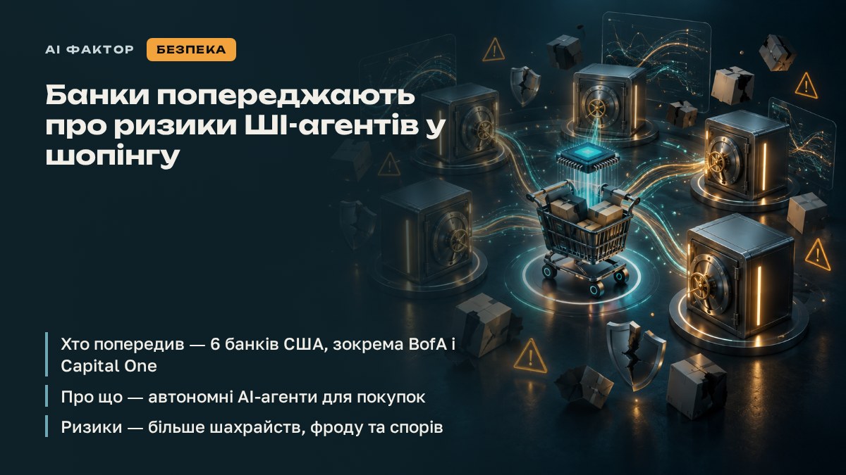 Банки попереджають про ризики ШІ-агентів у шопінгу