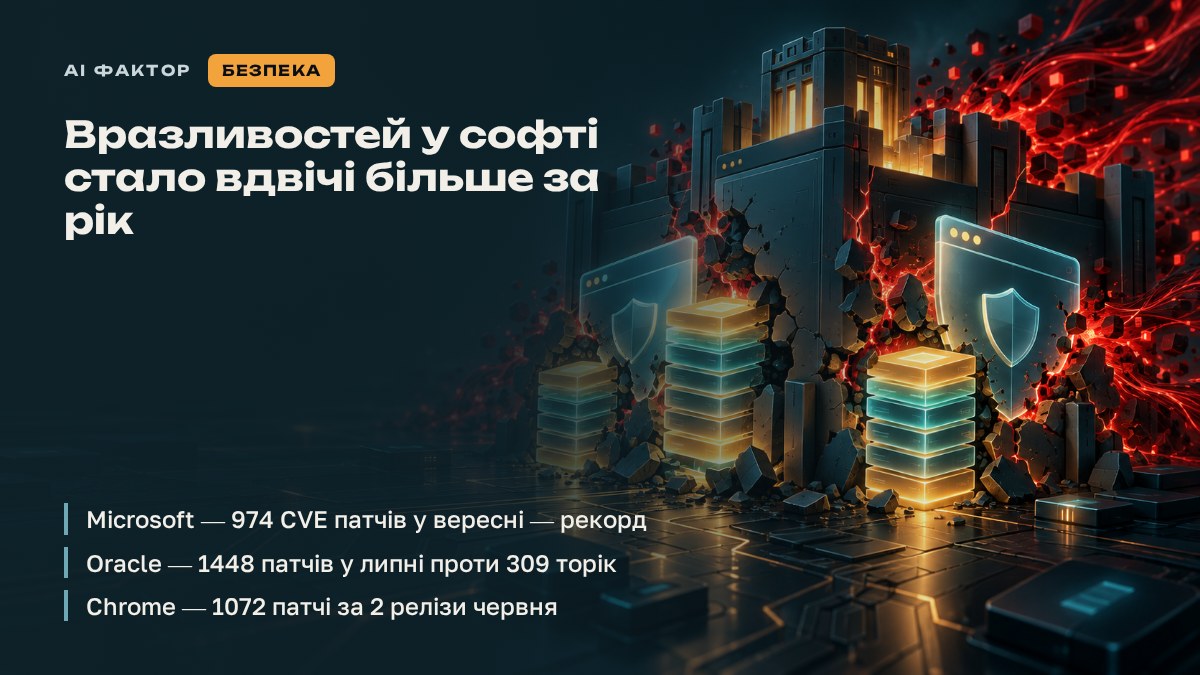 Вразливостей у софті стало вдвічі більше за рік
